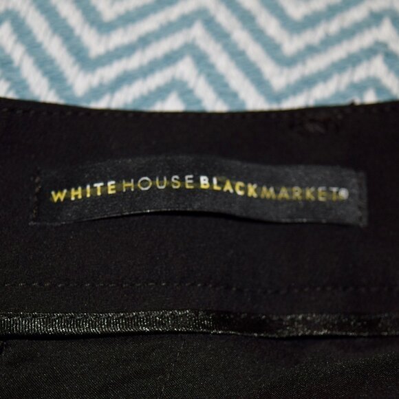 White House Black Market Black The Slim Ankle Pant 4 NWT - Picture 10 of 15